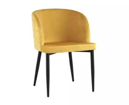 Стул Оскар велюр оранжевый