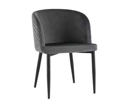 Стул Оскар велюр серый