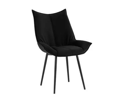 Стул Осло велюр черный