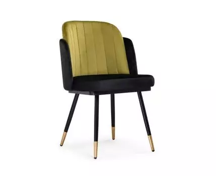 Стул Penelopa (черный, оливковый, 54)