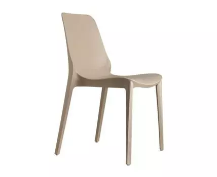 Стул пластиковый Ginevra (светло-серый, 48)