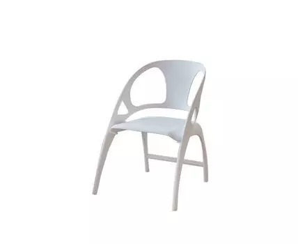 Стул пластиковый Lilu белый