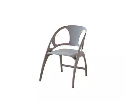 Стул пластиковый Lilu серый