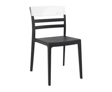 Стул пластиковый Moun (Черный, 52)