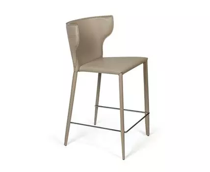 Стул полубарный Austin, кожа нуга