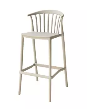 Стул полубарный Campo пластик бежевый