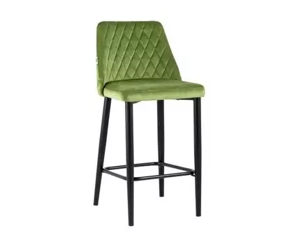 Стул полубарный Диего велюр травяной