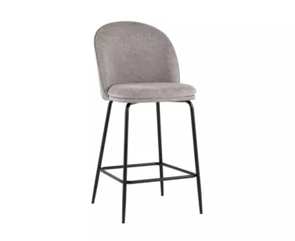 Стул полубарный Echo светло-серый