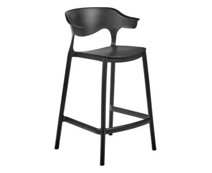 Стул полубарный Forma, чёрный