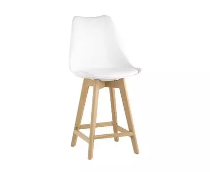 Стул полубарный FRANKFURT белый