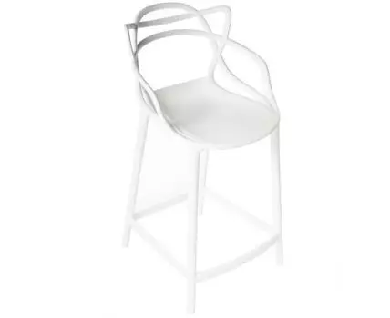 Стул полубарный Masters белый