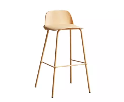 Стул полубарный Mist желтый