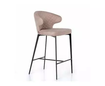 Стул полубарный Richard, замша бежевый