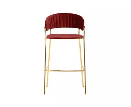 Стул полубарный Turin (красный, золотистый, 52)