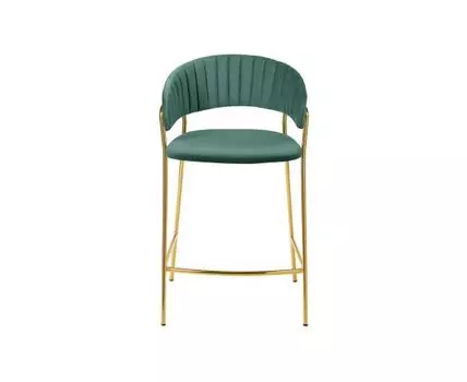 Стул полубарный Turin (серый, золотистый, 52)