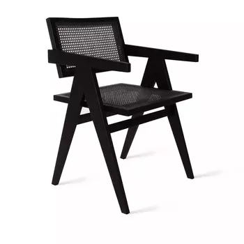 Стул с подлокотниками Franz, бук натуральный, лак венге