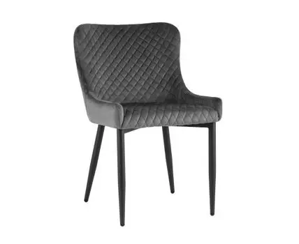 Стул Ститч велюр серый