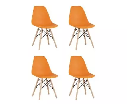 Стул Style DSW оранжевый x4