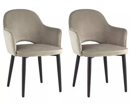 Стул Венера NEW, велюр шампань NP (набор 2шт)