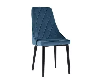 Стул Версаль велюр пыльно-синий
