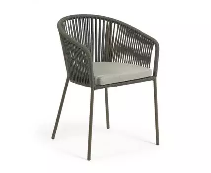 Стул Yanet из зеленой веревки