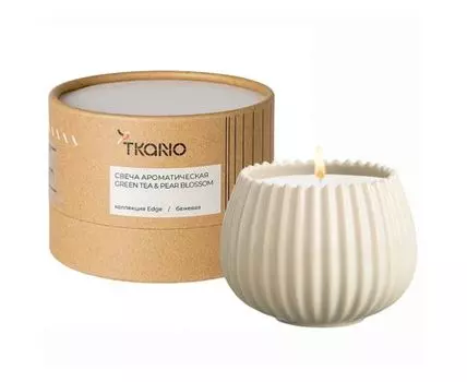 Свеча ароматическая Green tea & Pear blossom