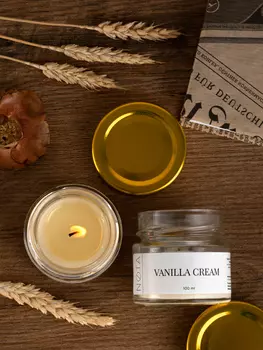 Свеча ароматическая Nota Vanilla cream, 100 мл