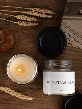 Свеча ароматическая Nota Wild strawberry, 200 мл