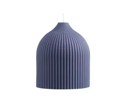 Свеча декоративная синего цвета Edge (Синий, 8,5)