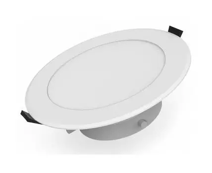 Светильник Gauss Elementary Downlight круг 9,5W 790lm 4000K 185-250V IP54 110*44 монтаж белый LED 1/40