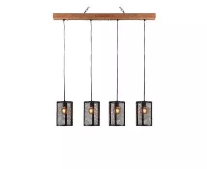 Светильник подвесной (коричневый, черный, 107)