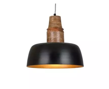 Светильник подвесной (коричневый, черный, 40)