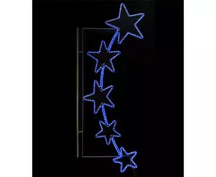 Светодиодная Консоль Пять Звезд 90 x 200 см, Синяя, 220В