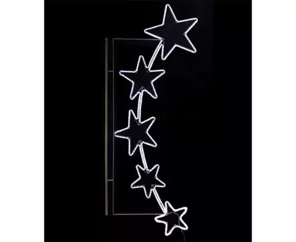 Светодиодная Консоль Пять Звезд 90 x 200 см, Белая, 220В