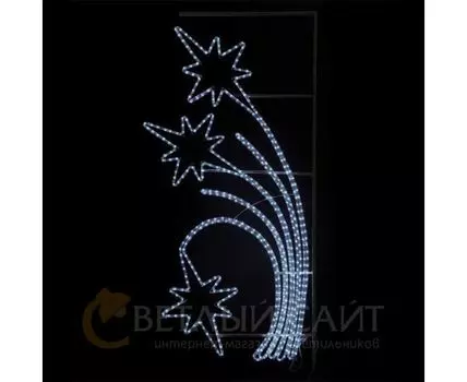 Светодиодная Консоль Салют 95 x 170 см, Белая, 220В