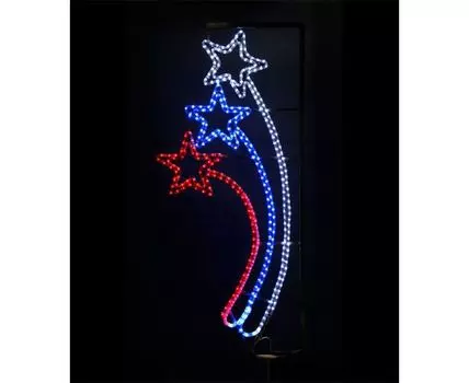 Светодиодная Консоль Три кометы 70 x 150 см, Триколор, 220В