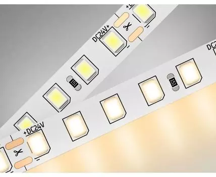 Светодиодная лента 2835 120Led, 10W m, 24V IP20 3000K 5m Ambrella Light GS