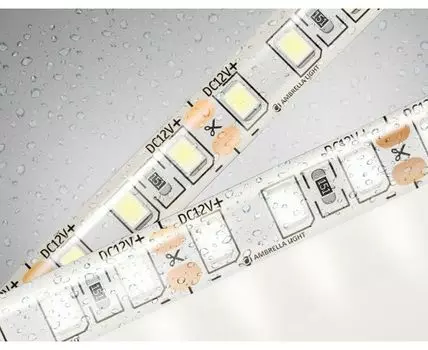 Светодиодная лента 2835 120Led, 9.6W m, 12V IP65 4500K 5m,кратность резки 25mm Ambrella Light GS