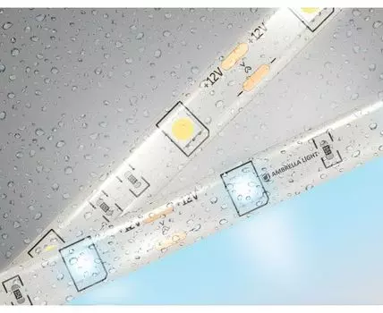 Светодиодная лента 5050 30Led, 7.2W m, 12V IP65 6500K 5m Ambrella Light GS