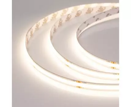 Светодиодная лента Arlight COB-X378-8mm 1890LED 24v 55w белый (теплый)