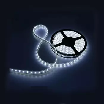 Светодиодная лента, холодный свет, IP20, 60 LED/м, 4.8W/м