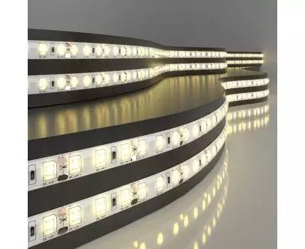 Светодиодная лента Лента светодиодная 12V 9,6W 120Led 2835 IP65 теплый белый, 5м