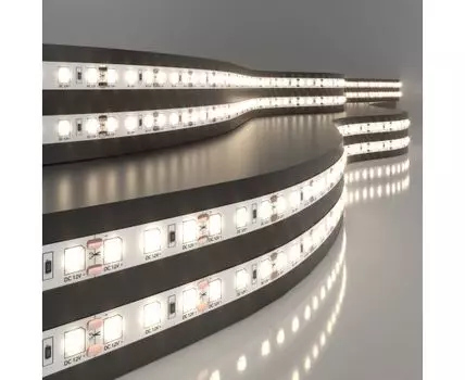 Светодиодная лента Лента светодиодная 12V 9,6W 120Led 2835 IP20 теплый белый, 5м