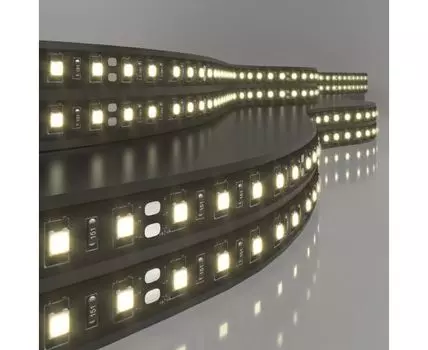 Светодиодная лента Лента светодиодная 24V 14,4W 60Led 5050 IP20 тёплый белый, Black, 5м