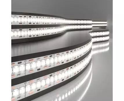 Светодиодная лента Лента светодиодная 24V 24W 240Led 2835 IP20 дневной белый, 5м
