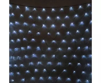 Светодиодная Сеть LTC 2 x 3 м Белая 24В, 384 LED, Провод Чёрный ПВХ, IP54