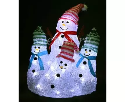 Светодиодные Снеговики 25 x 21 x 25 см Белые 24В, 42 LED, IP54