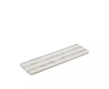 Sylara Маленькая сервировочная доска серый и белый мрамор