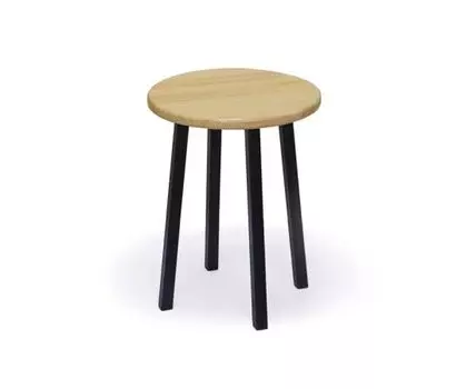 Табурет (бежевый, черный)