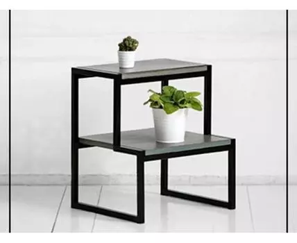 Табурет лесенка Metalframe в сером цвете (43)